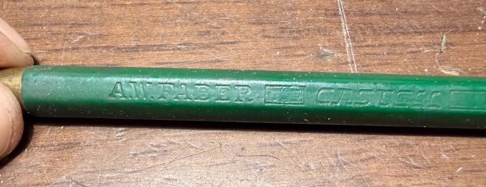 Vtg A W Faber Castell Drafting Mechanical Pencil w/ Lead erasers pointing paper