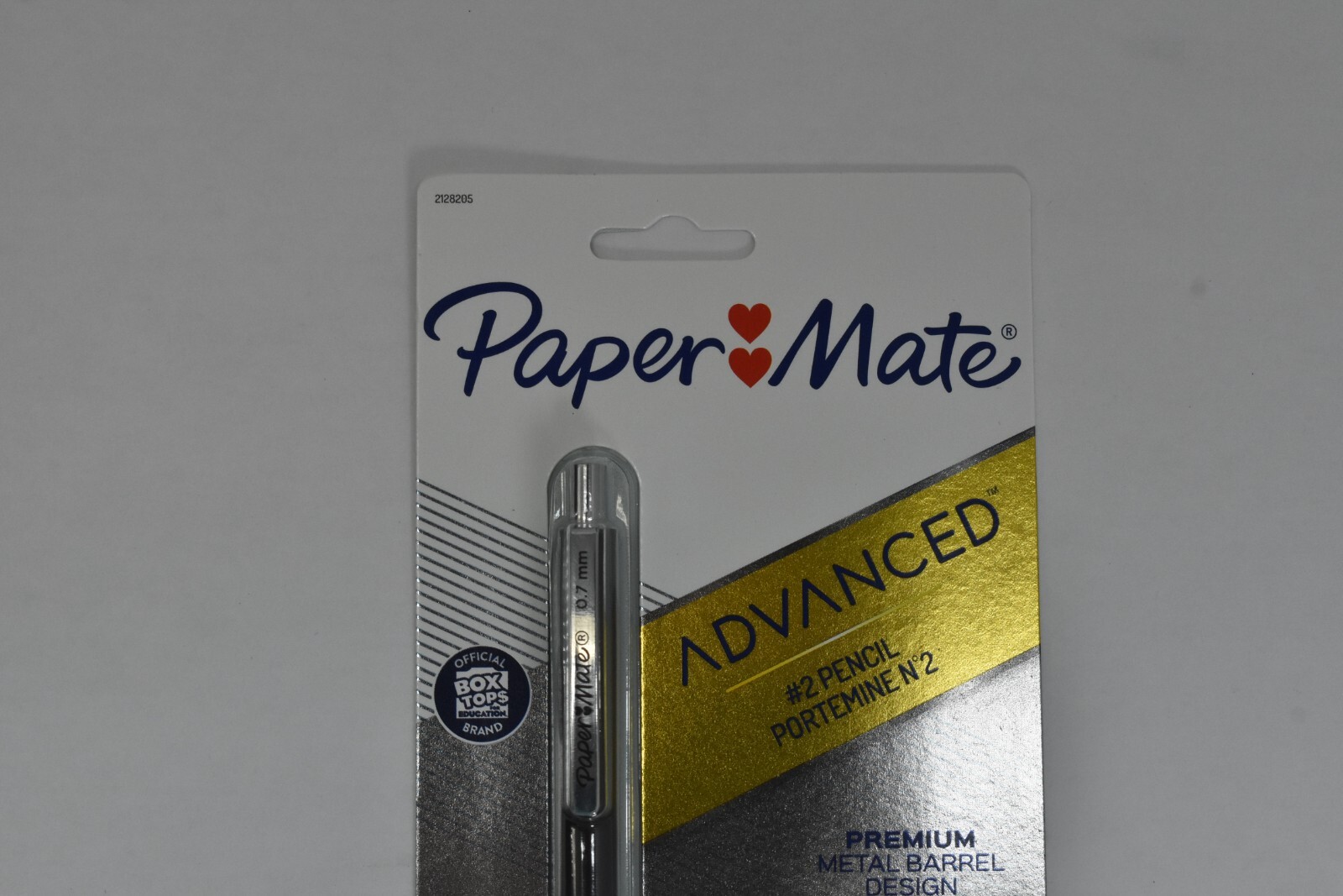 3 Pack Paper Mate Advanced #2 Metal Mechanical Pencil with Erasers 0.7mm Black