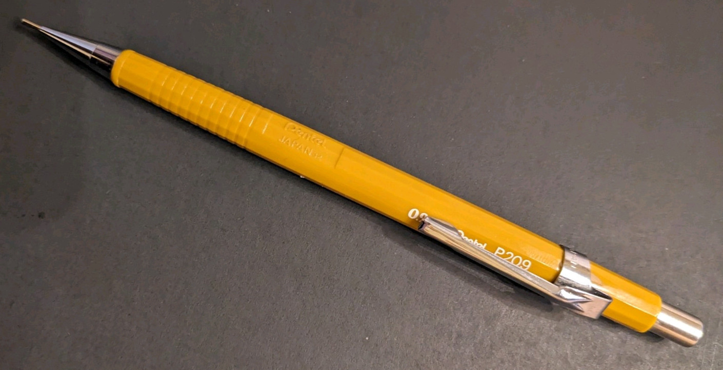 Vintage Pentel P209 0.9mm Mechanical Pencil – VG