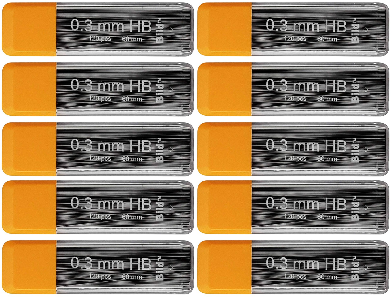 1200 PCS 0.3mm HB Mechanical Pencil Lead Refills Mega Premium Graphite Aid