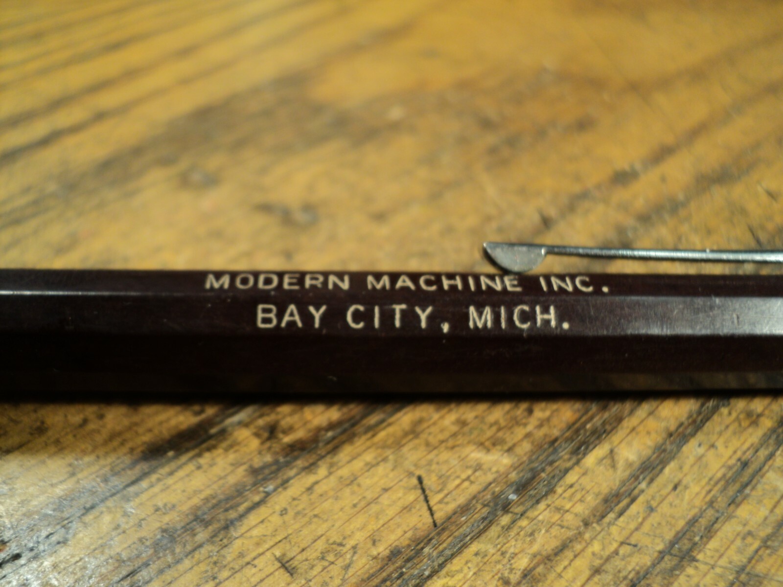 Vintage Autopoint Mechanical Pencil Advertising Modern Machine Inc Bay City Mich