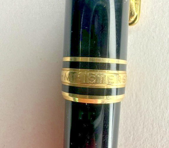 Montblanc Meisterstück Mechanical Pencil Black Gold Trim Germany Box 0.7mm