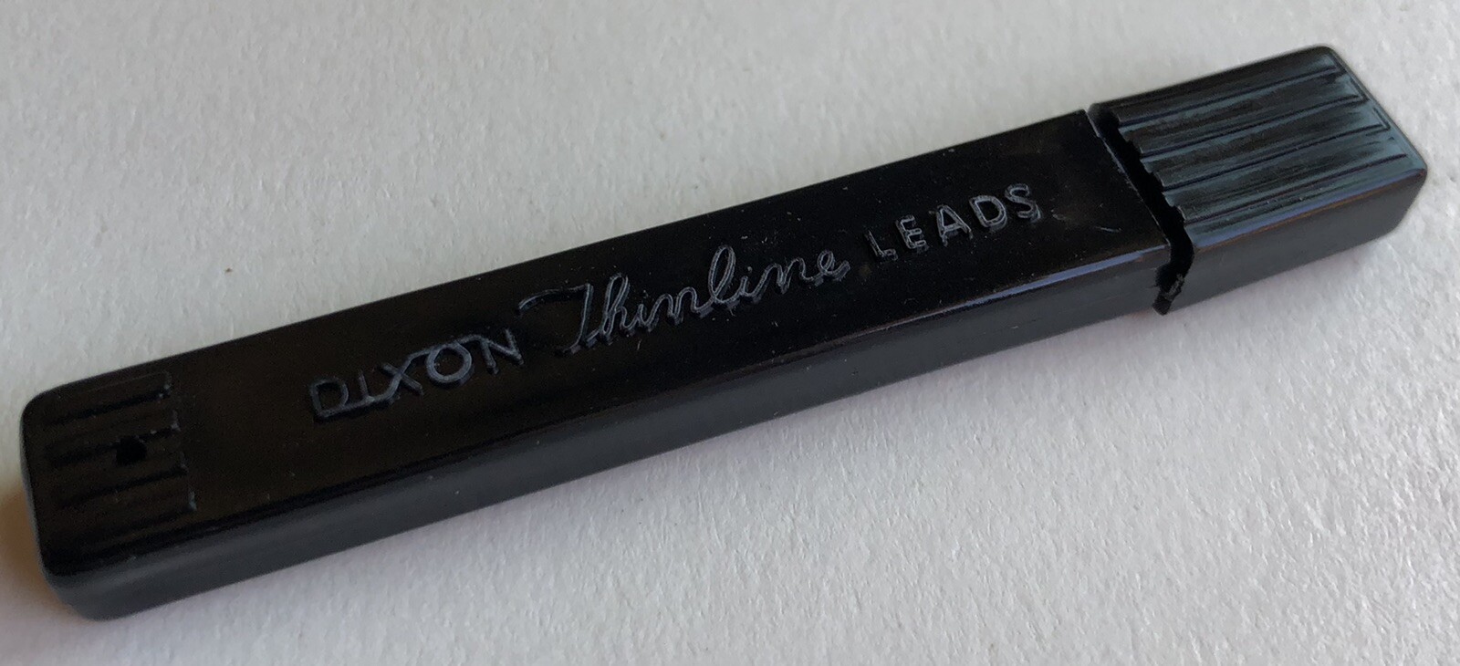 Vintage DIXON Mechanical Pencil Lead B Black .9mm NOS 12pk Bakelite Tube USA