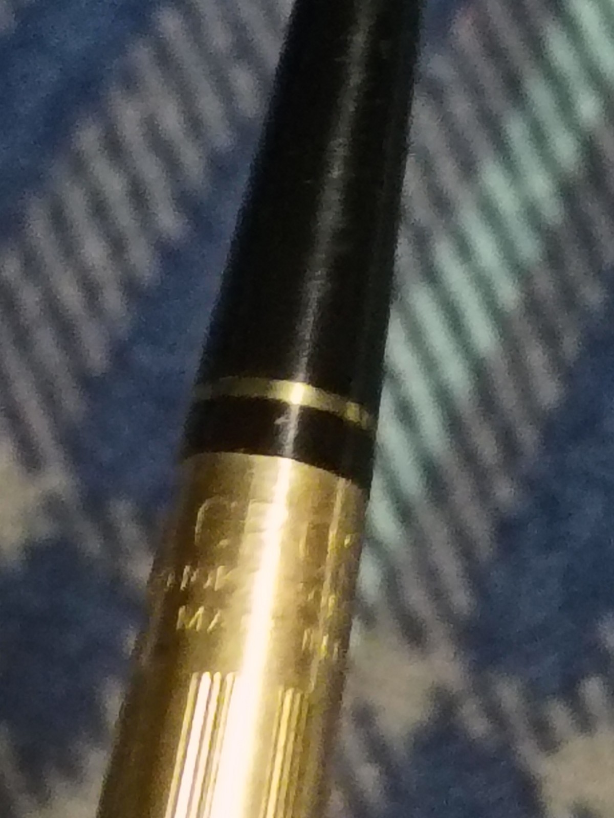 Vintage Cross 1/20 10KT Gold Filled GF Pencil & Pen Set W/ Marble Base/Stand