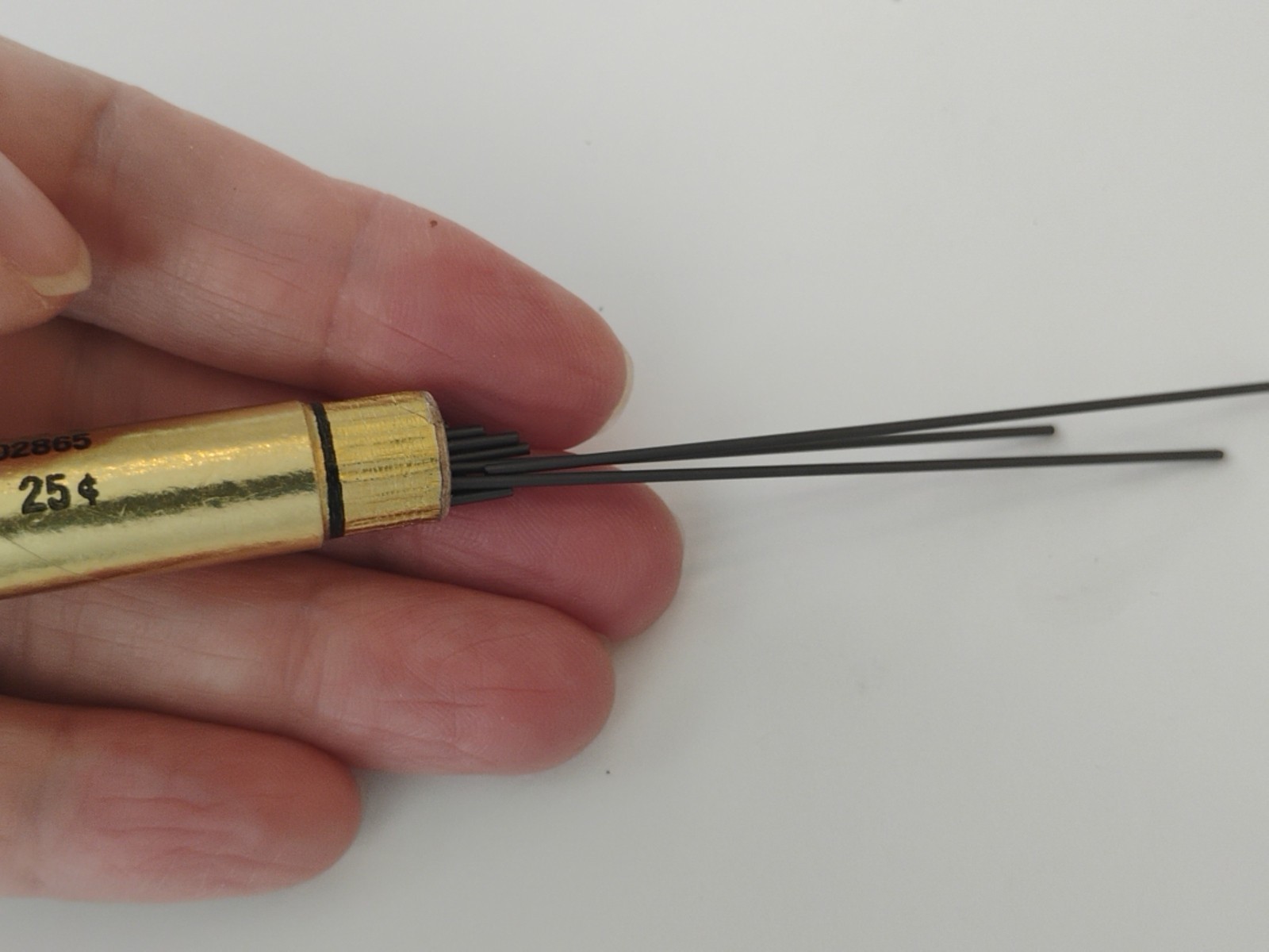 Vtg 14KGF CROSS Retractable Mechanical Pencil w/ Orig Case & Lead, Pitney Bowes