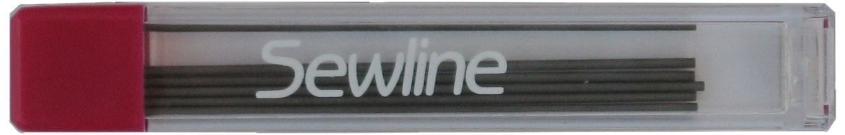 Sewline Fabric Pencil Ceramic lead refill, Black Fab50006 6 Count