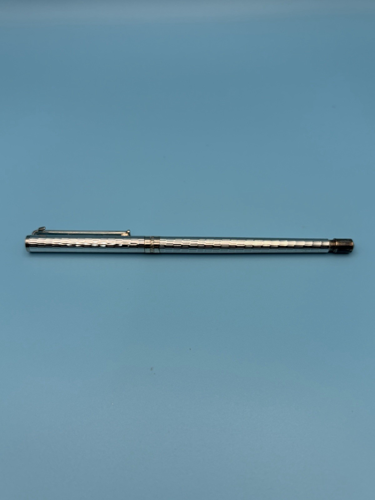 Used Vintage Tiffany & Co T-clip Mechanical pencil Textured Pattern Ladies Rare