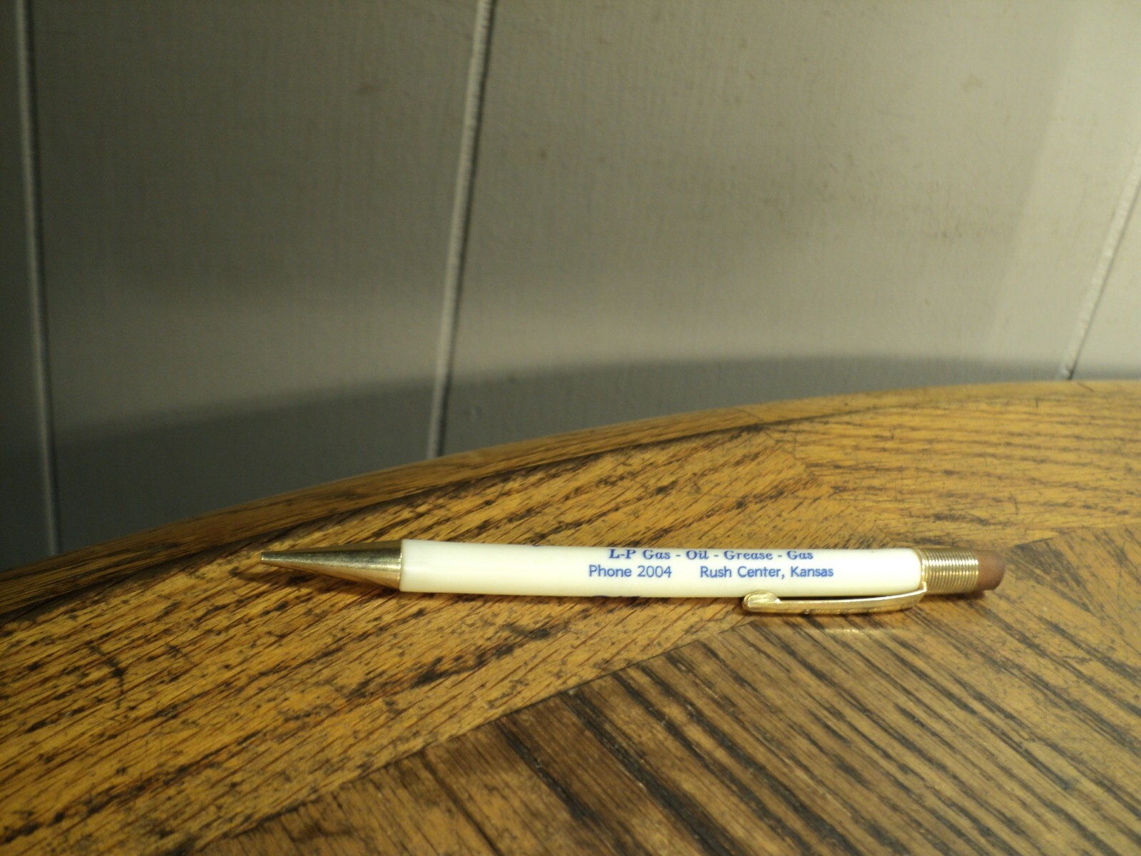 Vintage Sayles Wilson Mechanical Pencil Renz Oil Co Rush Center Kansas