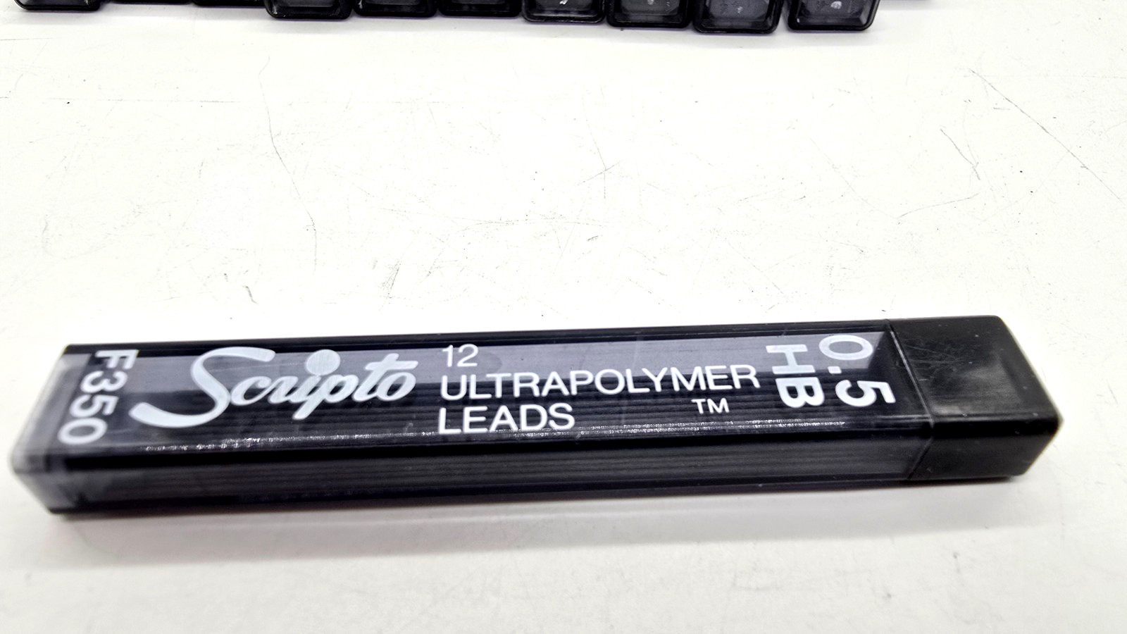 Lot of 2 VTG Scripto Ultrapolymer Pencil Lead Refill .5mm Boxes of 12 #F350 NEW