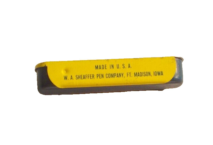 Shaeffer’s Fineline Soft Black Thin Leads Has 5 Leads Metal Container S15 Vtg