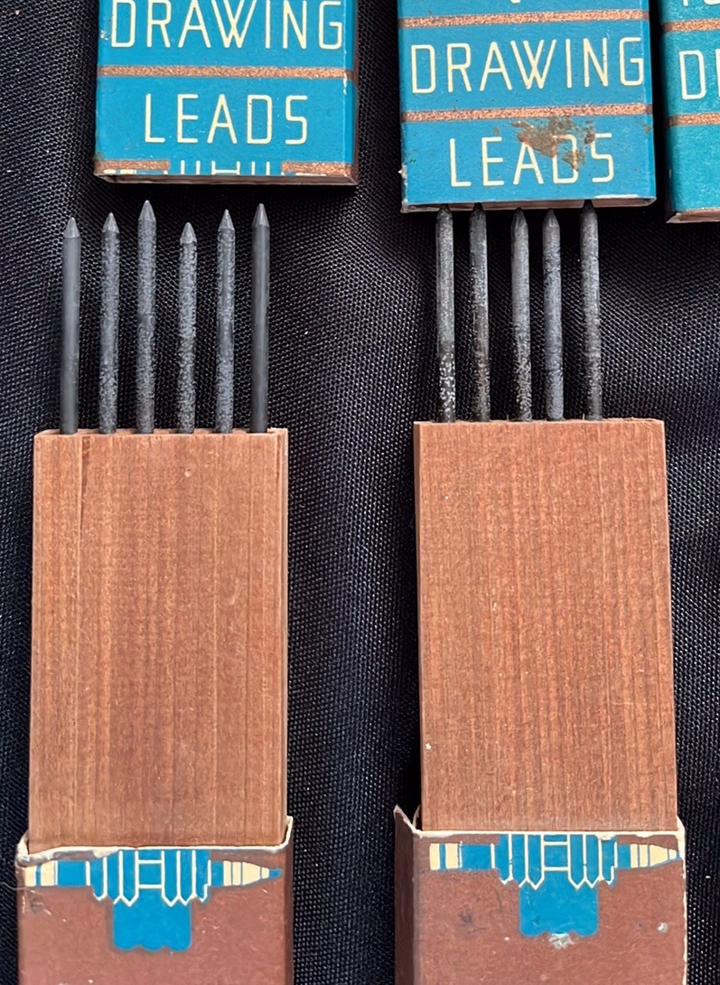 Vtg #2375 EAGLE Turquoise Drawing Leads~H & 2H~Most Unused & Full**READ**