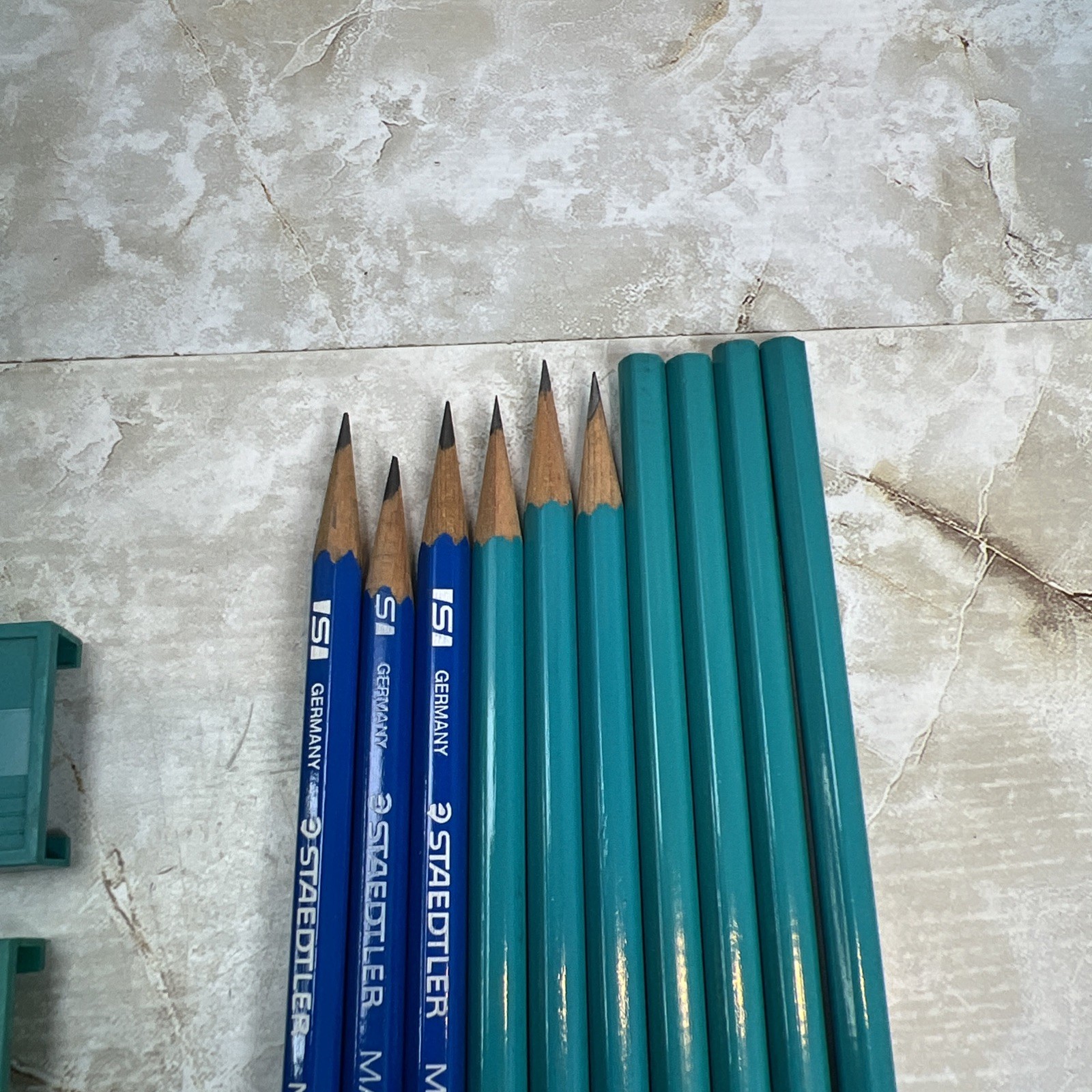 Lot Of Berol Turquoise Eagle & Staedtler Drawing Leads/Pencils Germany Artwork