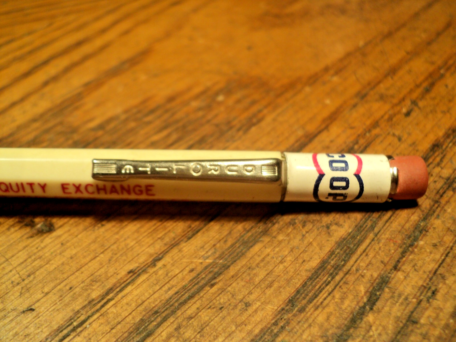 Vintage Durolite Mechanical Pencil Cairo Co-Op Equity Exchange 5-5/8″ Long USA