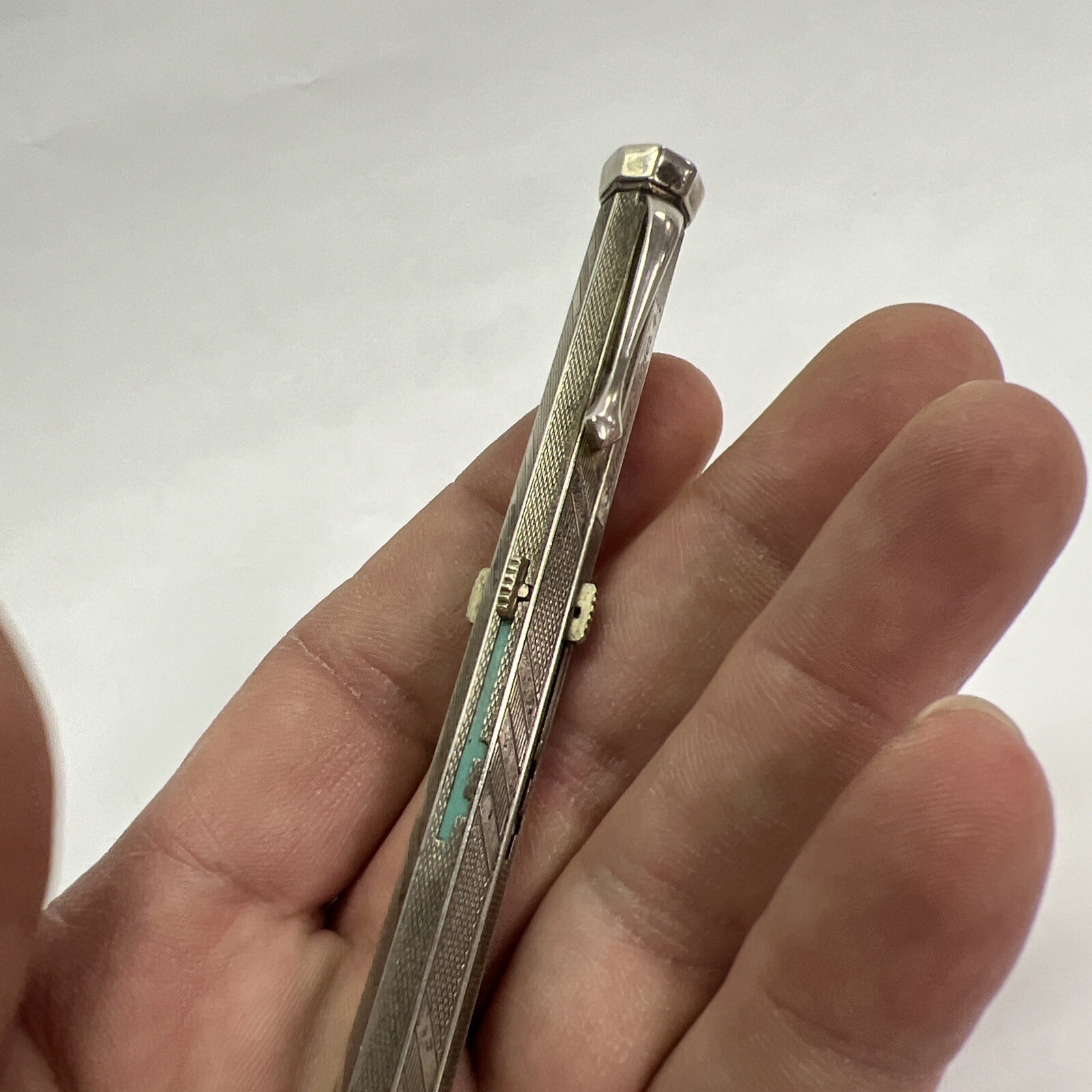 VINTAGE ADMIRAL JUNIOR SOLID SILVER 835 FOUR COLOR MECHANICAL PENCIL