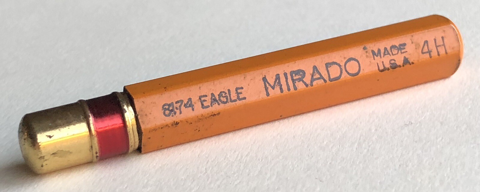 Vintage EAGLE Mirado Mechanical Pencil Lead 4H Black 1.18mm 24pk Tube Eraser USA