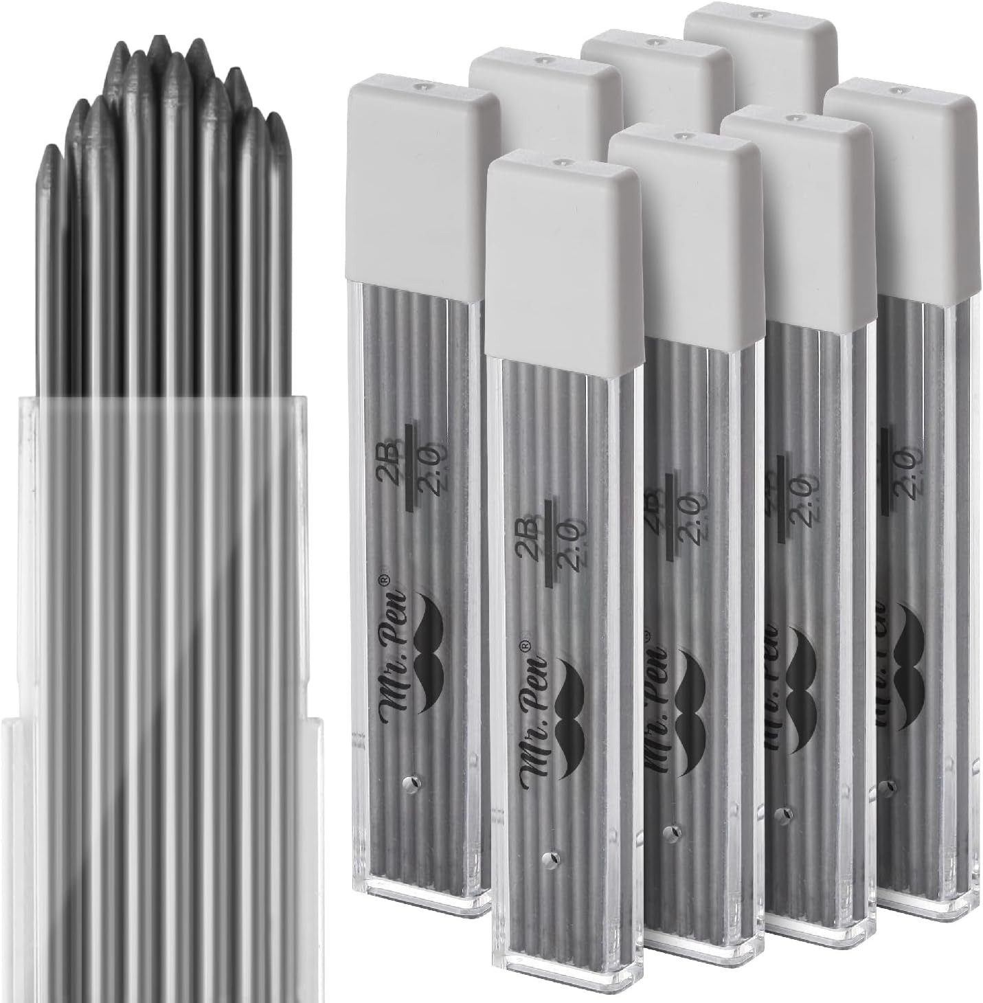 High-Quality 2 mm Lead Refills, 96 Pack – Essential for Woodworking & Drafting