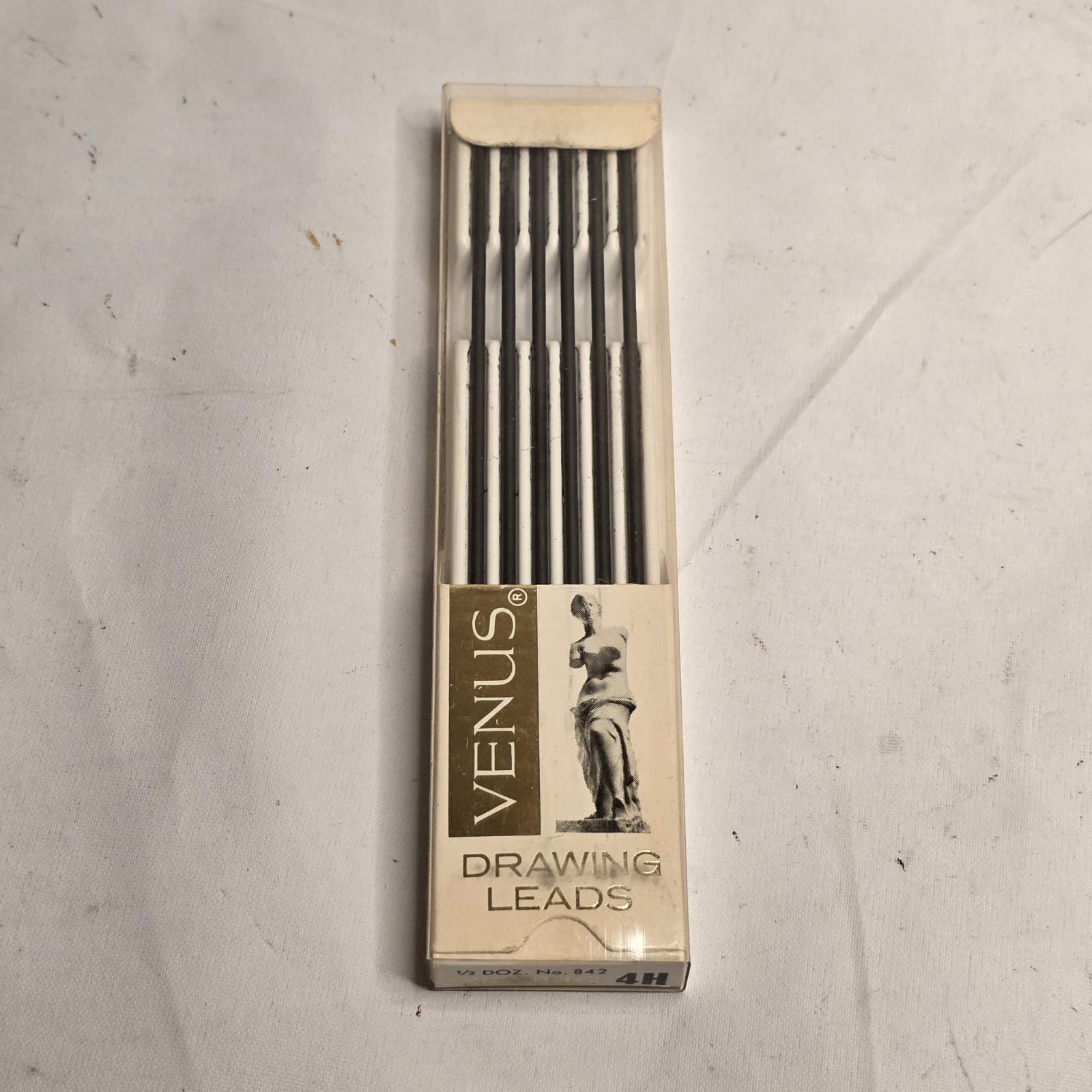 Venus 4H Drawing Leads Vintage Box Of 6 Leads #842 In Original Case