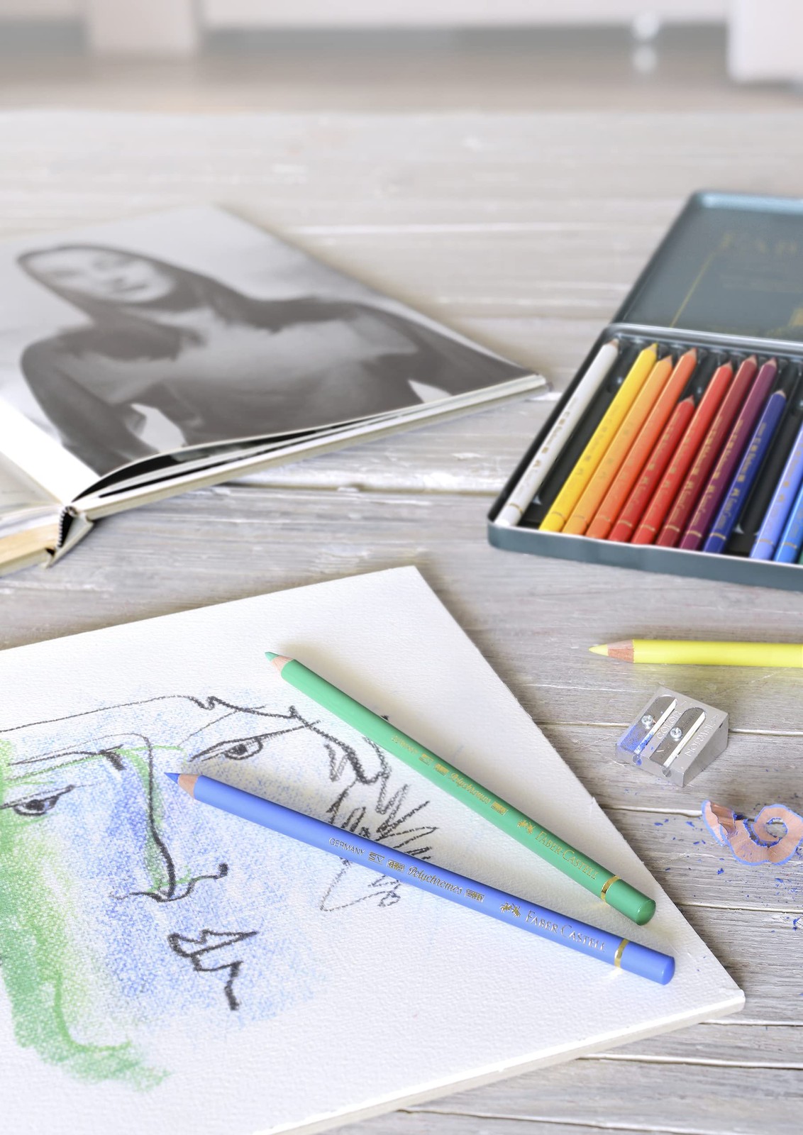 Faber-Castell Polychromos Artists’ Color Pencils 24 Count (Pack of 1), Multi
