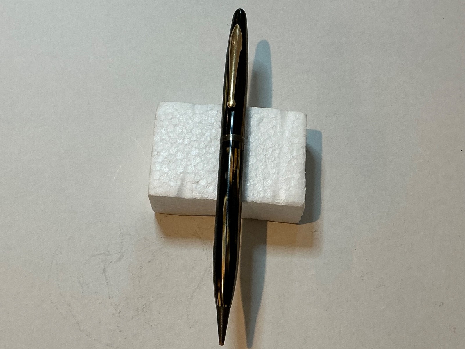 Vintage Sheaffer Balance 400 Mechanical Pencil, Tiger Stripe Brown. B1
