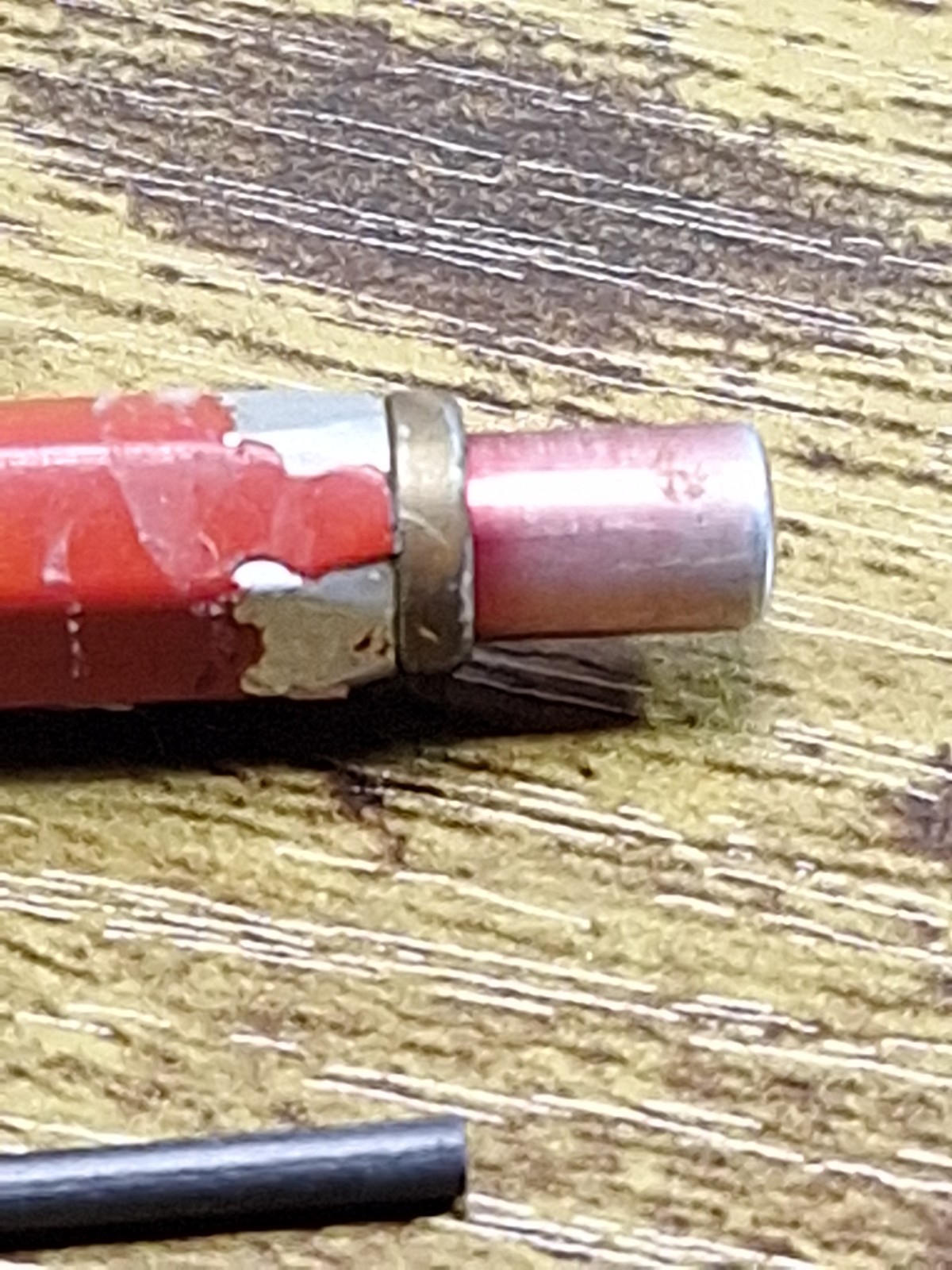 Koh-I-Noor 5611 2B VINTAGE Red Drafting Pencil With Extra Lead Well Loved
