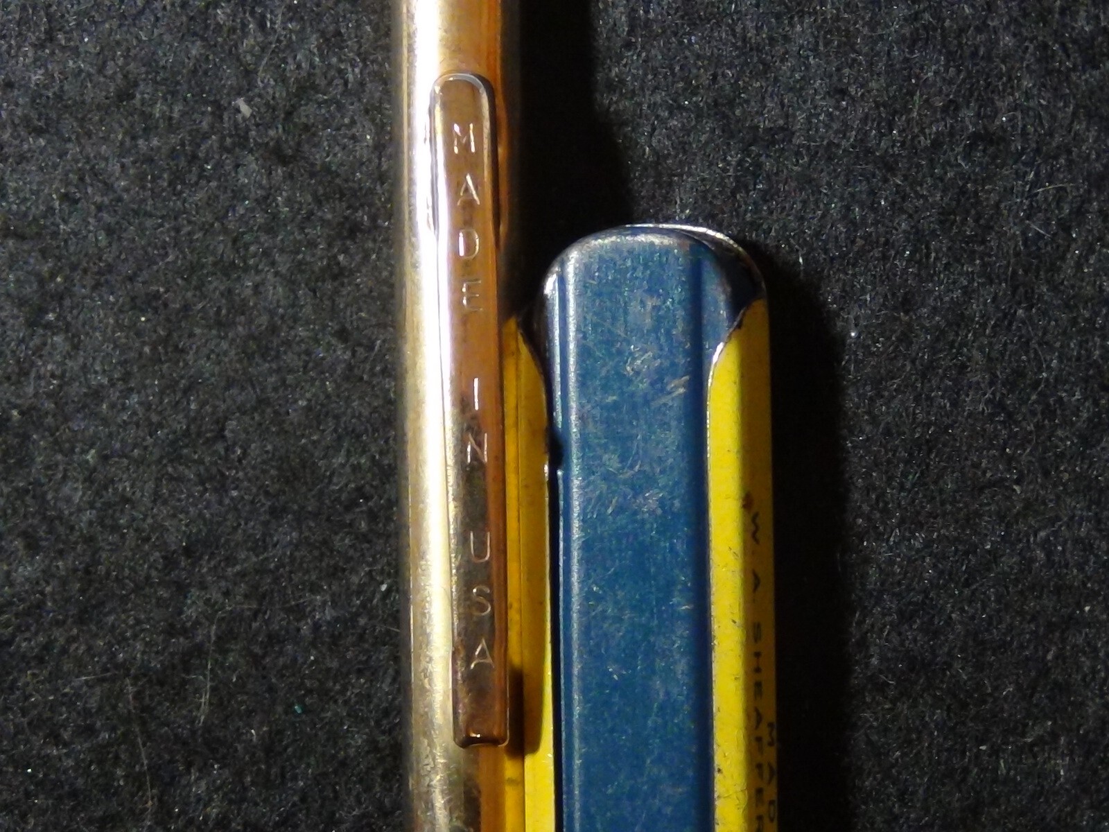 Vintage Made in USA Metal Mechanical Pencil & Sheaffer’s Lead Case Nice Set