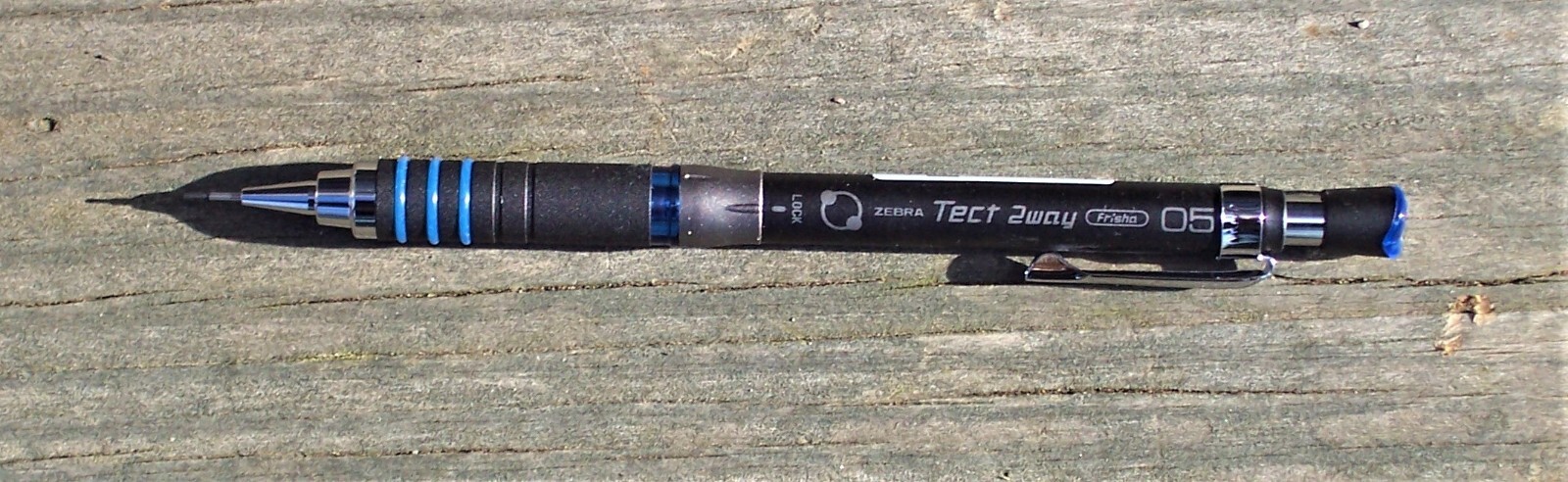 ZEBRA TECT 2WAY 0.5MM MECHANICAL PENCIL BLACK/BLUE LIMITED EDITION