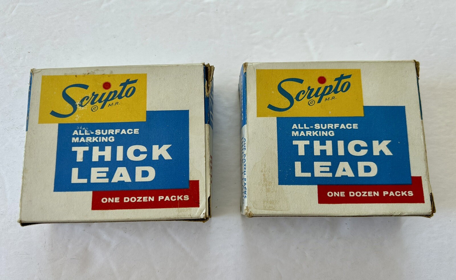 Vintage Lot of 24 Scripto Thick Leads G920 Red ~ Missing One Lead