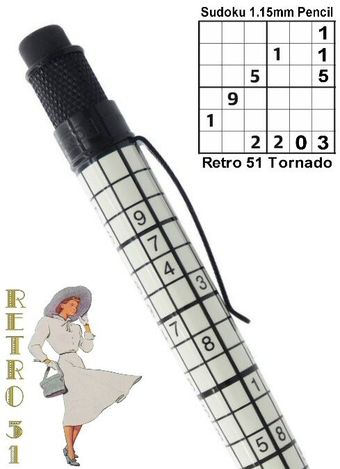 Retro 51 Sudoku Second Edition 1.15 mm Mechanical Lead Pencil #VRP-2240