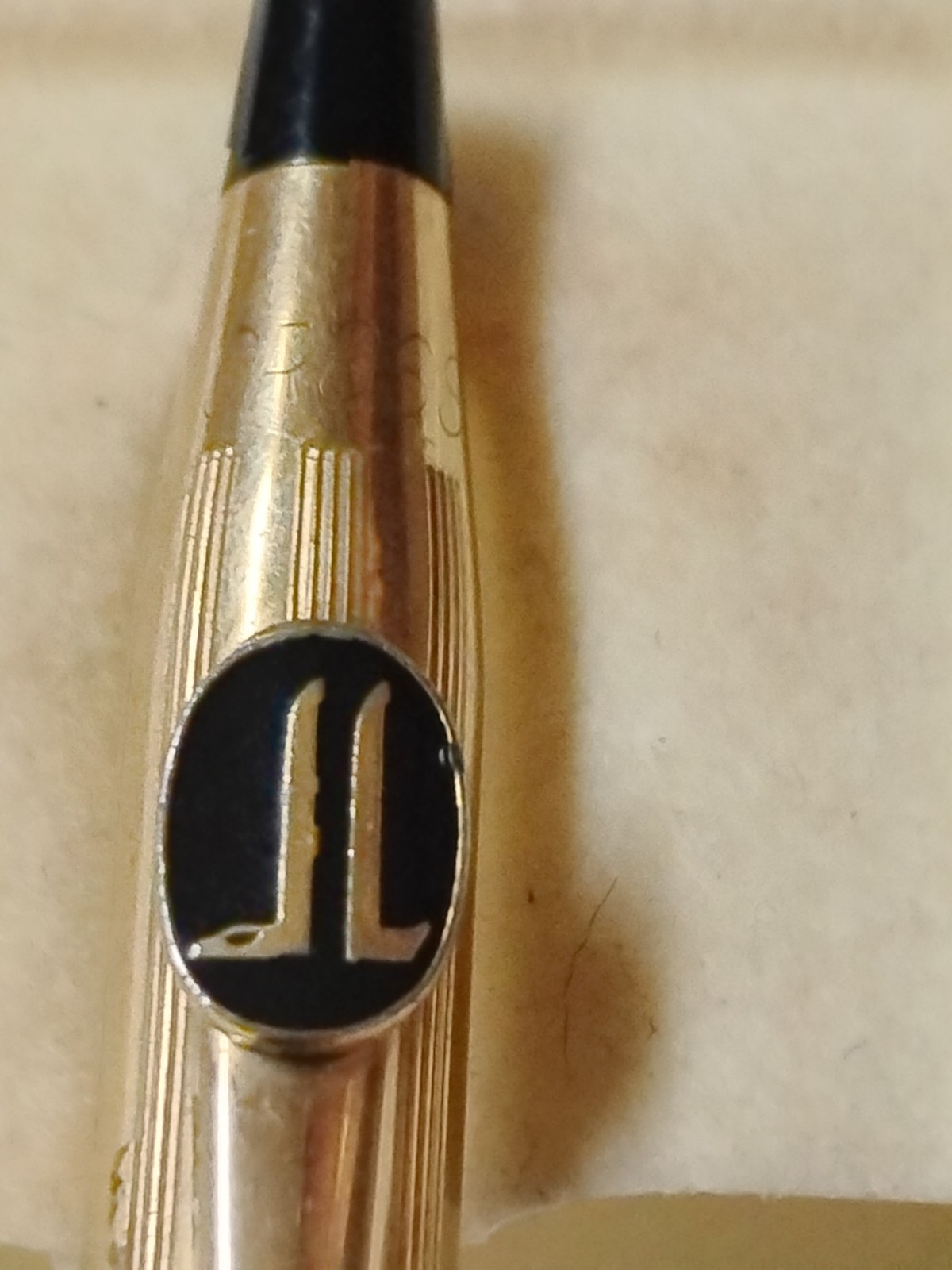VTG Cross 10k Gold Filled Pen with J&L Steel Logo Tested And Working #L0