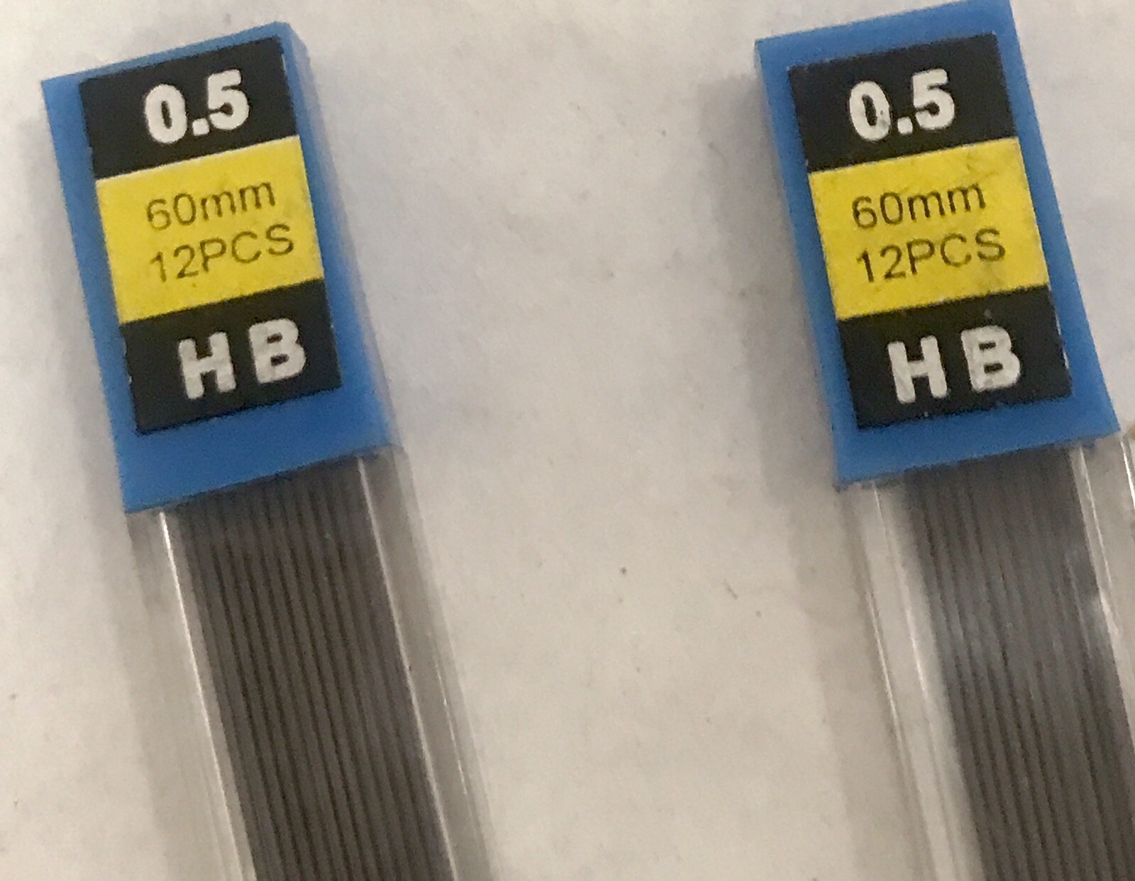 Mechanical Pencil Lead Refills 12 Pieces Each 7 Packs 84 Pieces 0.5mm HB 60 mm