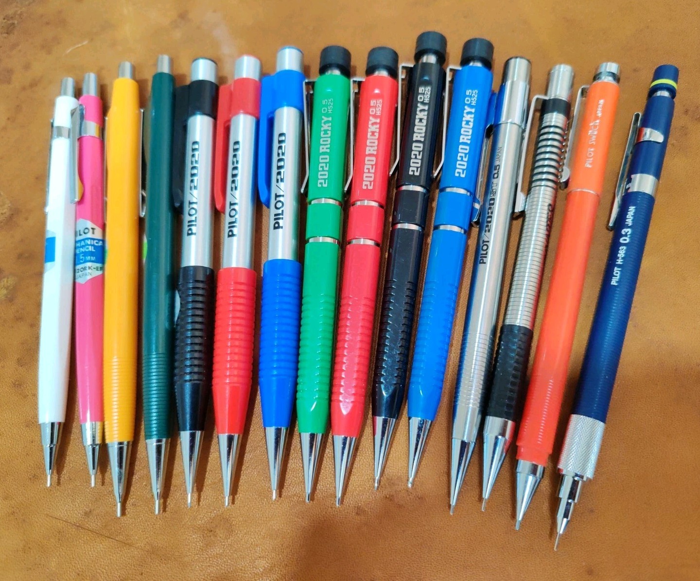 NOS VINTAGE PILOT Mechanical Pencil RARE Collection JAPAN Lot Of 15 PCS