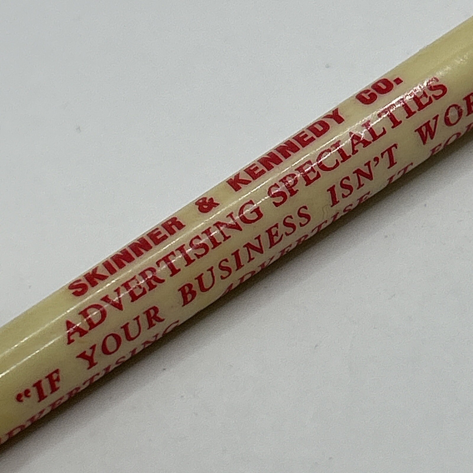 VTG Mechanical Pencil J. A. “JIM” BREEZE Mt. Vernon Illinois Skinner & Kennedy
