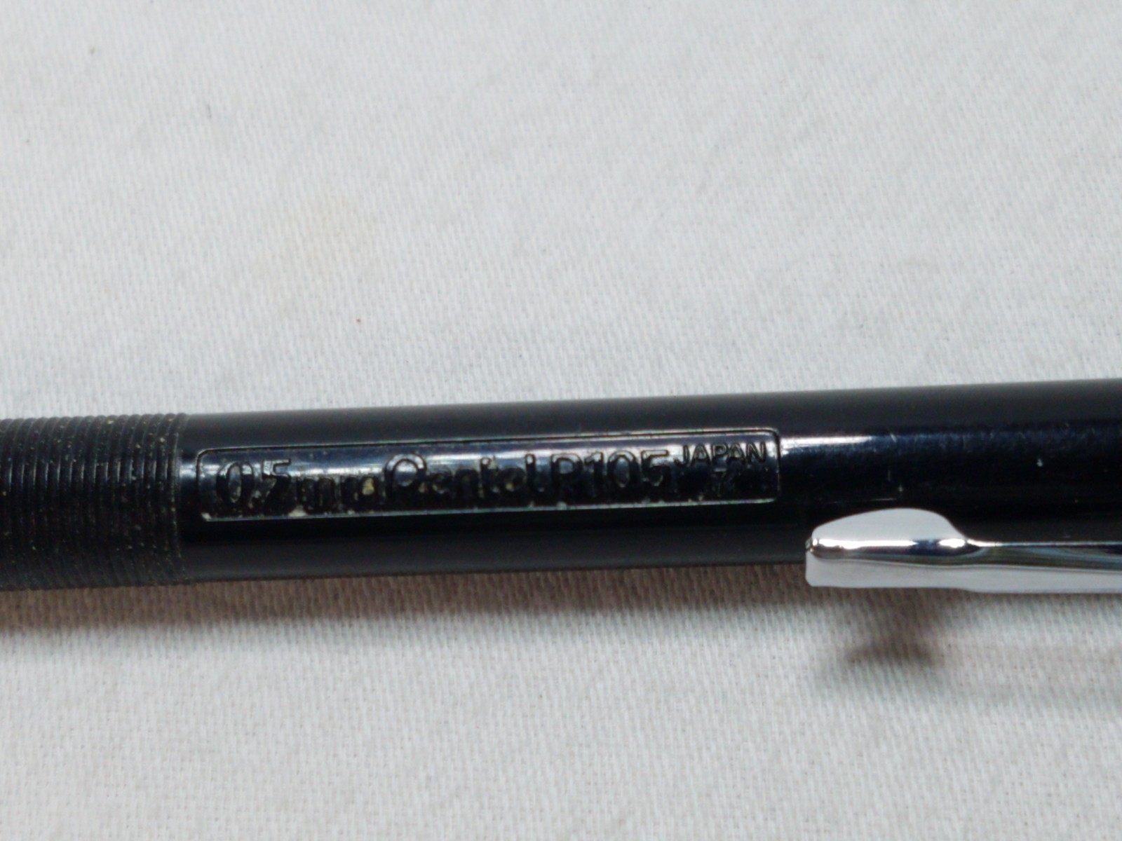 Vintage Mechanical Pencil PENTEL P105 0.5 mm Japan Black Good Used Condition