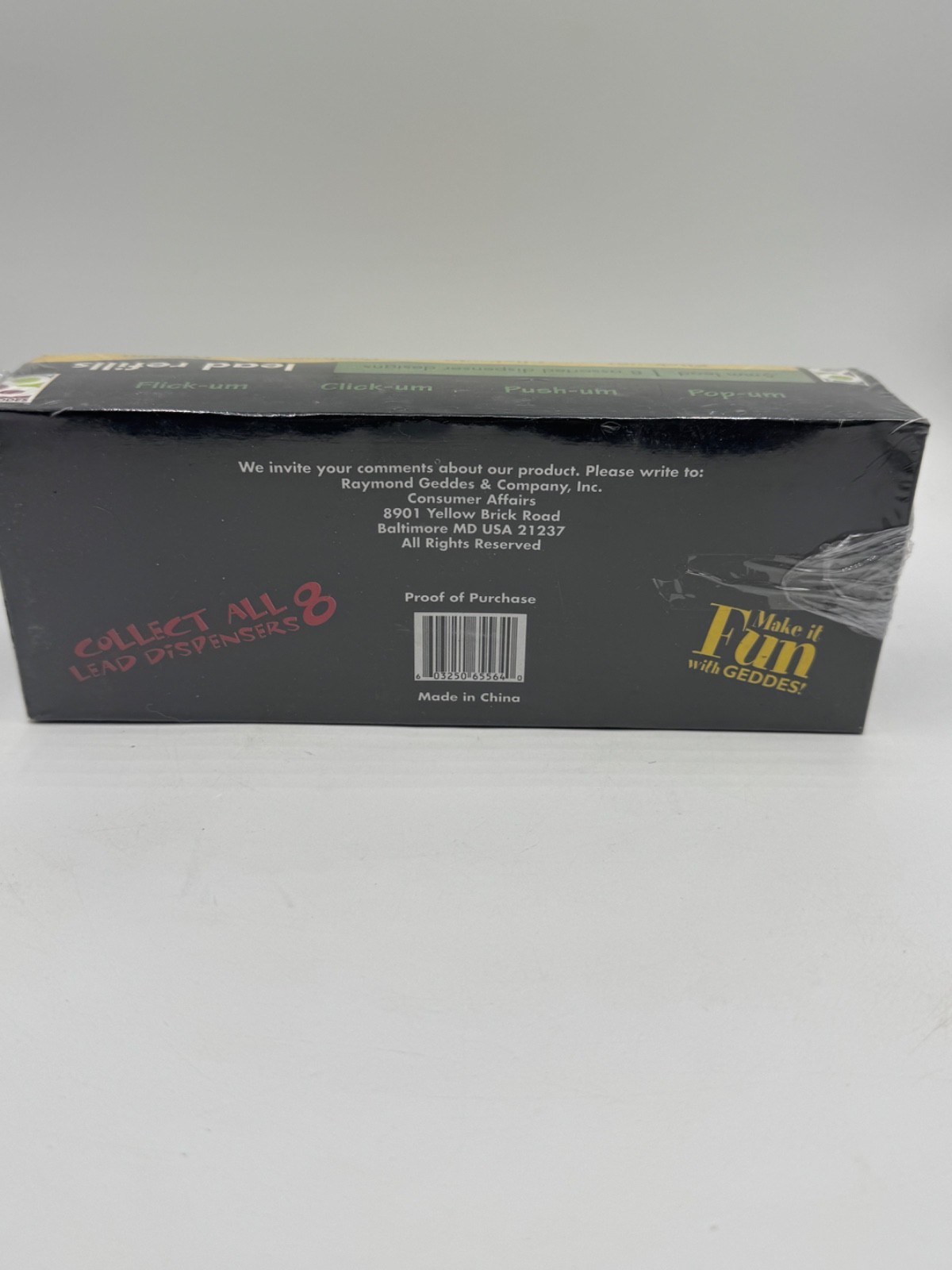 24 Geddes .5mm Mechanical Pencil Lead Refill Dispensers Lot With Display NIB