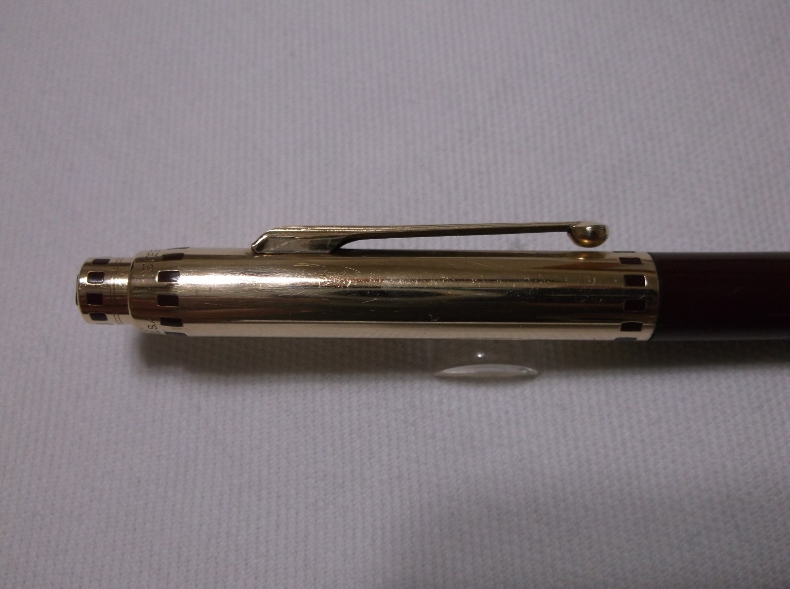 VINTAGE WAHL EVERSHARP CORONET BURGUNDY / GOLD REPEATER PENCIL / 1.18 mm LEAD