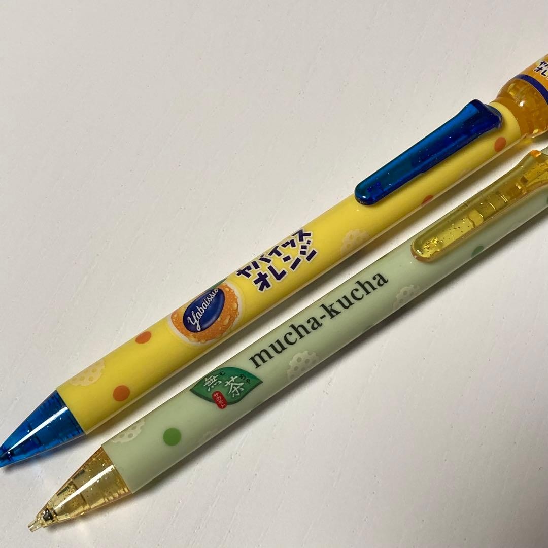 Heisei Retro Drink Bottle Mascot Mechanical Pencil Juice Tea Parody