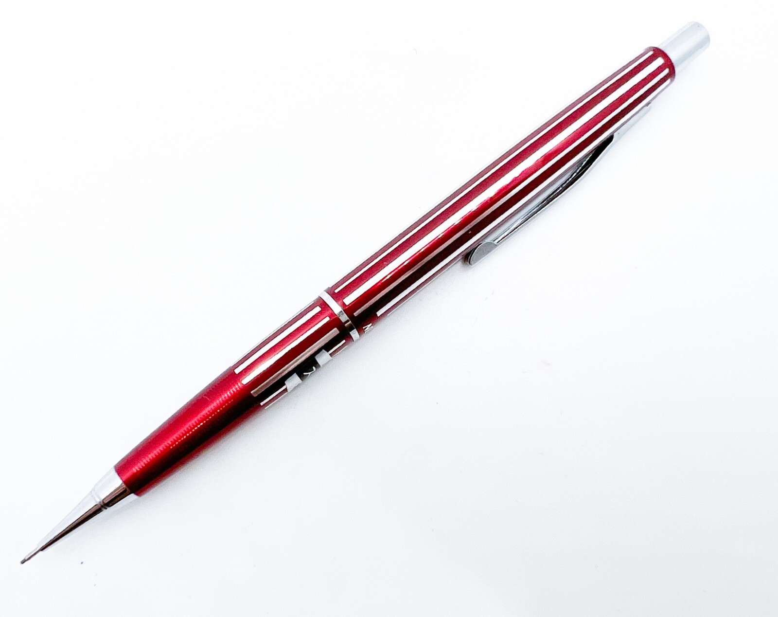 NOS Newman Mechanical Pencil 0.5mm sliding Sleeve Retractable Lead Sleeve Red
