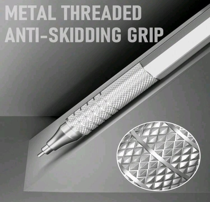 4PCS Metal Mechanical Pencils Set with Case, 0.5mm & 0.7 mm Artist Pencil with 8
