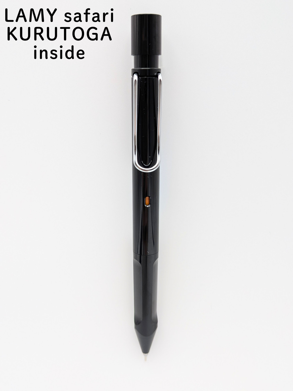 LAMY safari KURUTOGA Inside 0.5mm Mechanical Pencil Black – Custom Hybrid Model