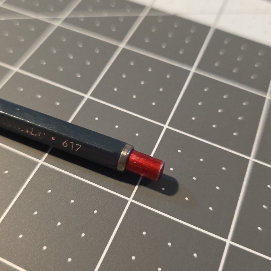 Eberhard Faber Microtomic 617 Mechanical Pencil And Castell Drawing Lead Vintage