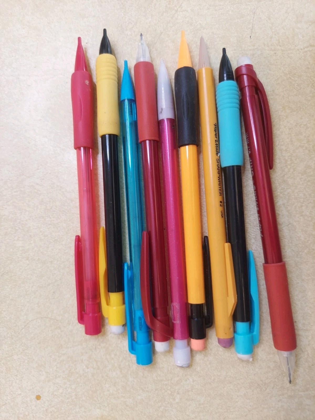Lot of 94 Click MECHANICAL PENCILS Advertising Bic PaperMate 0.7mm