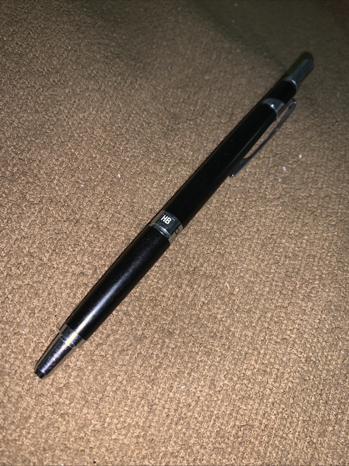 Vintage PILOT mechanical pencil 0.3 Made in Japan Black Silver Pocket Clip