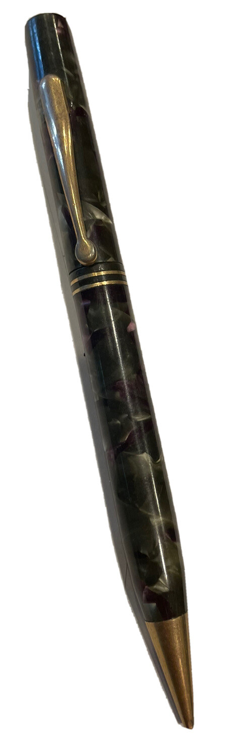 EVERSHARP Junior 4.75” Marbled Mechanical Bakelite Pencil Vintage Estate