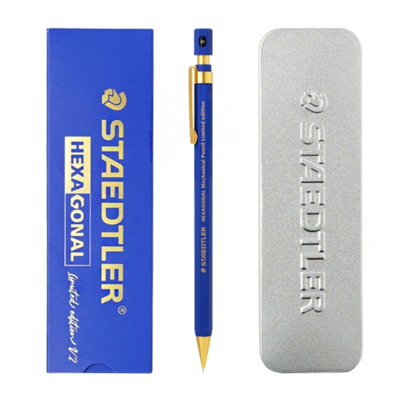 Staedtler Hexagonal Mechanical Pencil 0.5mm Version 2 Deep Blue Limited Edition