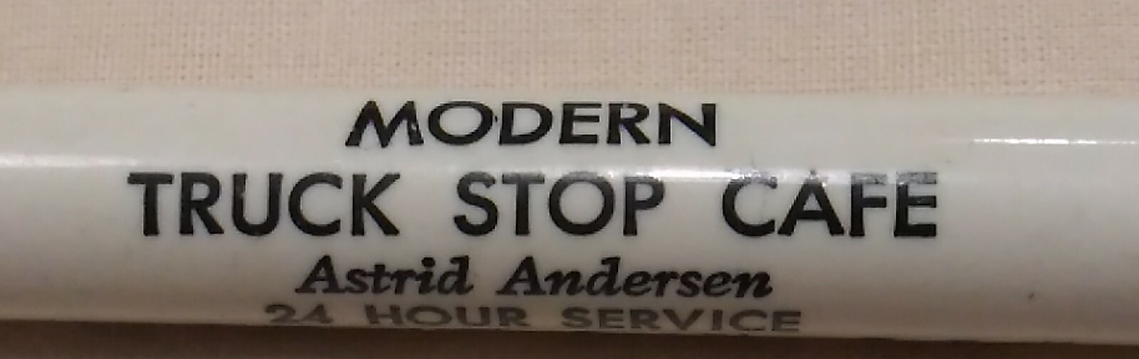 Vintage Redipoint Mechanical Pencil Modern Truck Stop Cafe Atlantic, Iowa