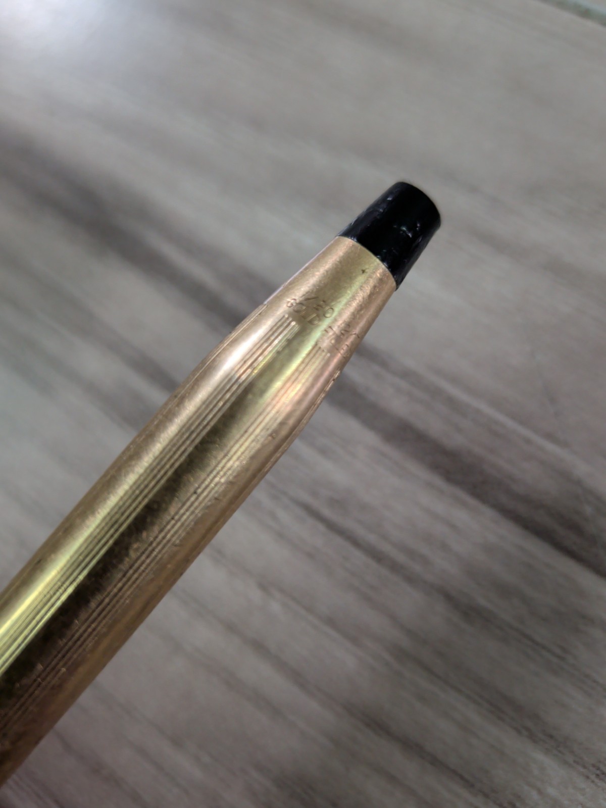 Vintage Cross Mechanical Pencil 1/20 12 KT Gold Filled Made In USA ( WORKING )