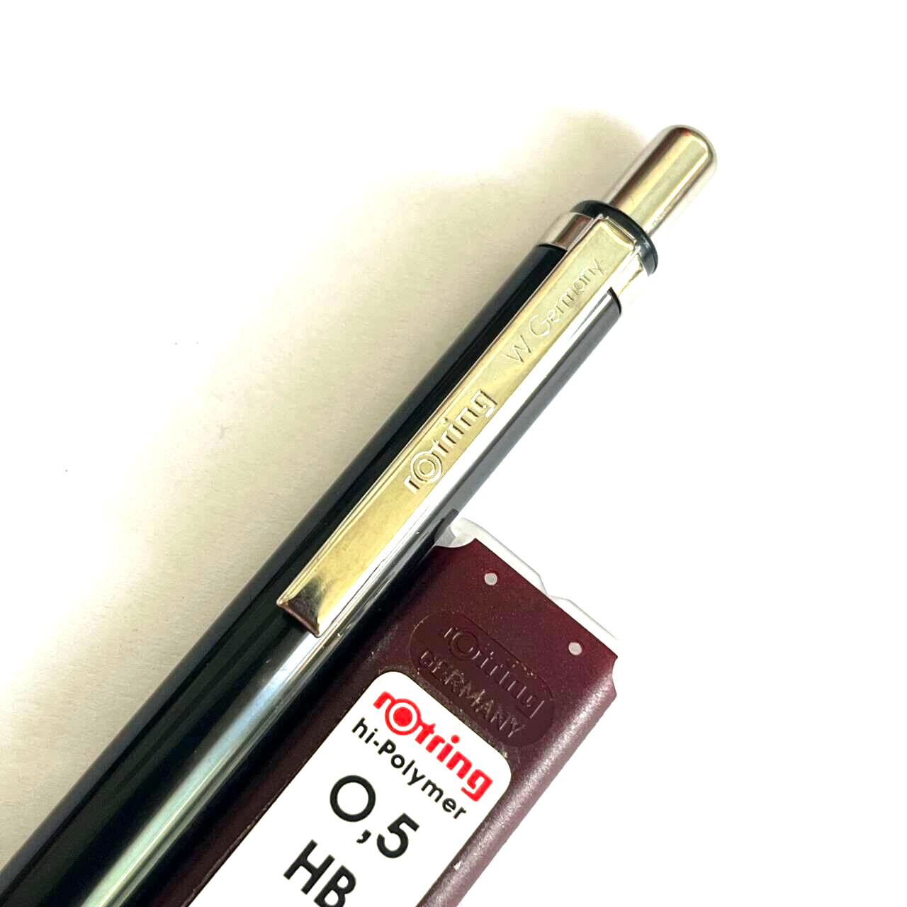 Vintage Rare Special Edition Rotring Mechanical Pencil 0.5 mm 16 Leads refill
