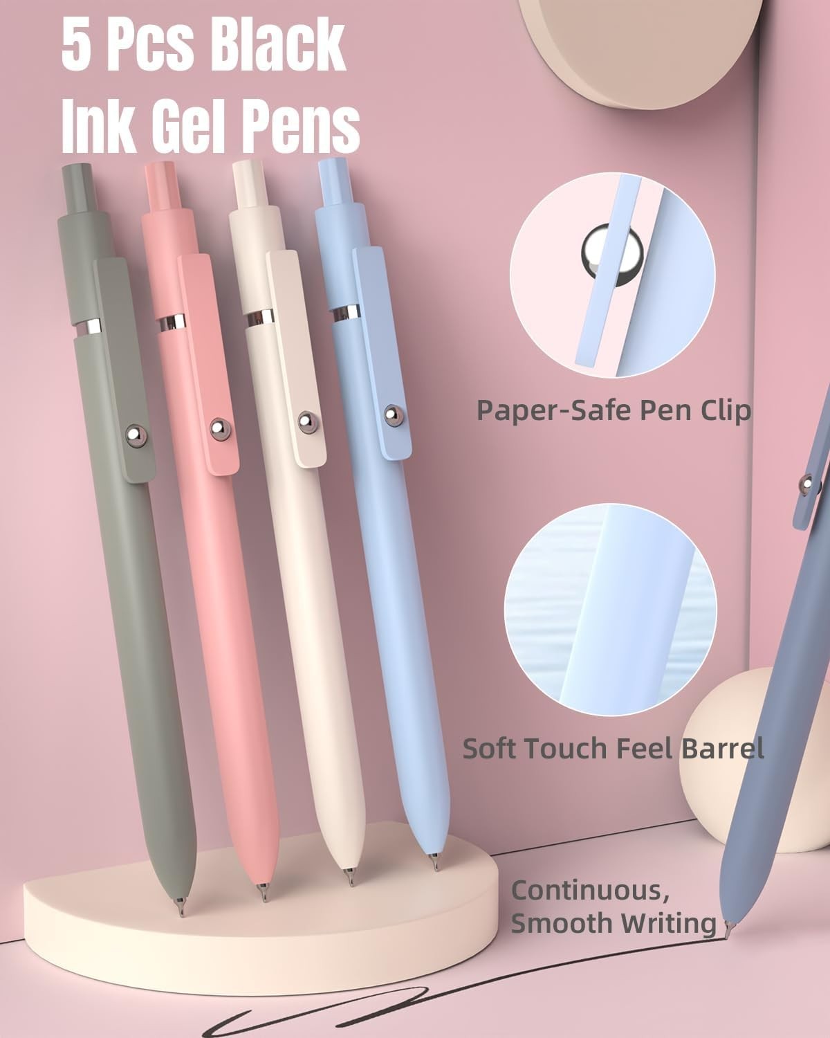 39 PCS Aesthetic School Supplies with Cute Pen Case, 12 Pastel Highlighters, …