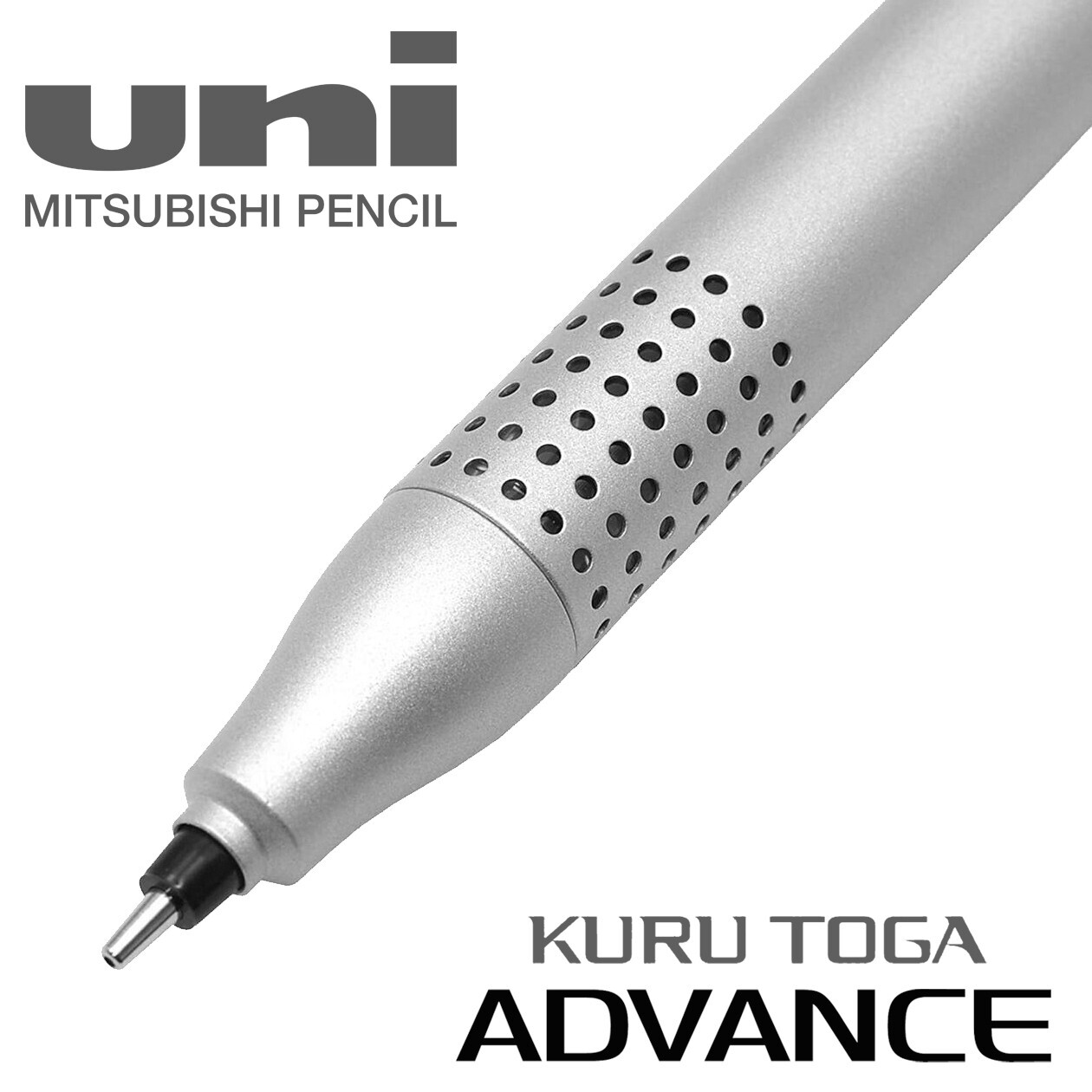 MItsubishi Uni-Ball KURU TOGA ADVANCE Mechanical Pencil (0.5mm) White Japan Made