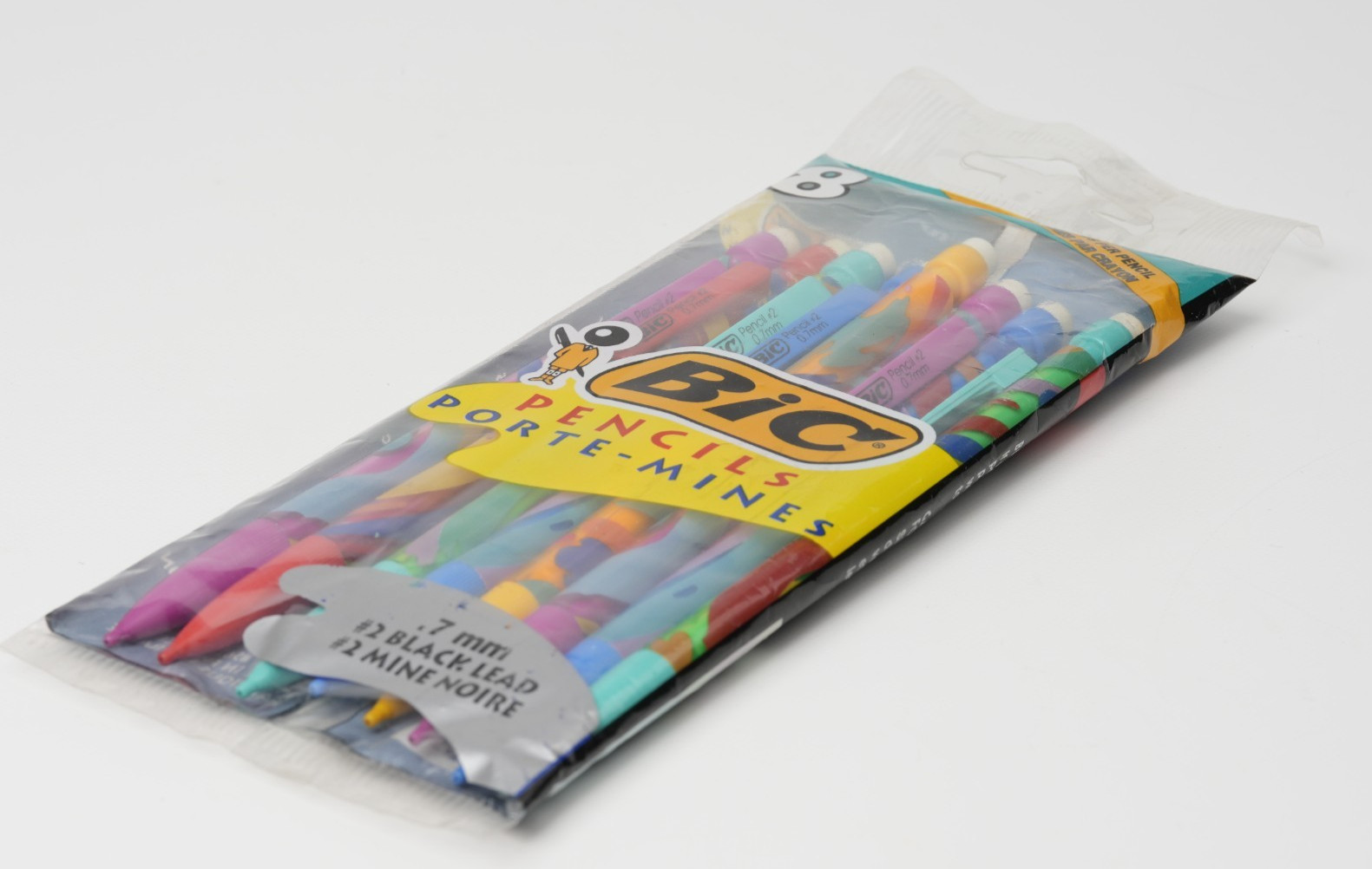 Vintage Bic Mechanical Pencil 8-Pack #2 0.7mm Made in France Retro – NEW/SEALED